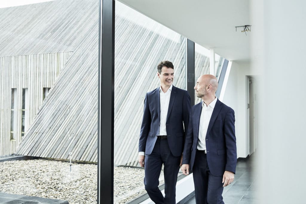 Christophe VanDriessche (rechts) en Steven De Poortere (links), managing director en partner van Amon - Headhunters in ICT & Digital.