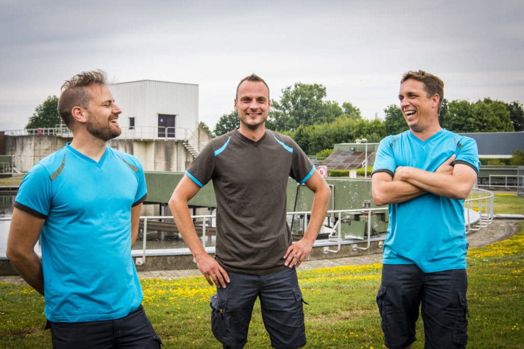 2020 FB RWZI Hoogstraten Jan Goossens 001 (3) Nieuwe medewerkers bij Aquafin krijgen de kans om de dagelijkse realiteit van waterzuivering en afvalwatertransport aan den lijve te ondervinden.